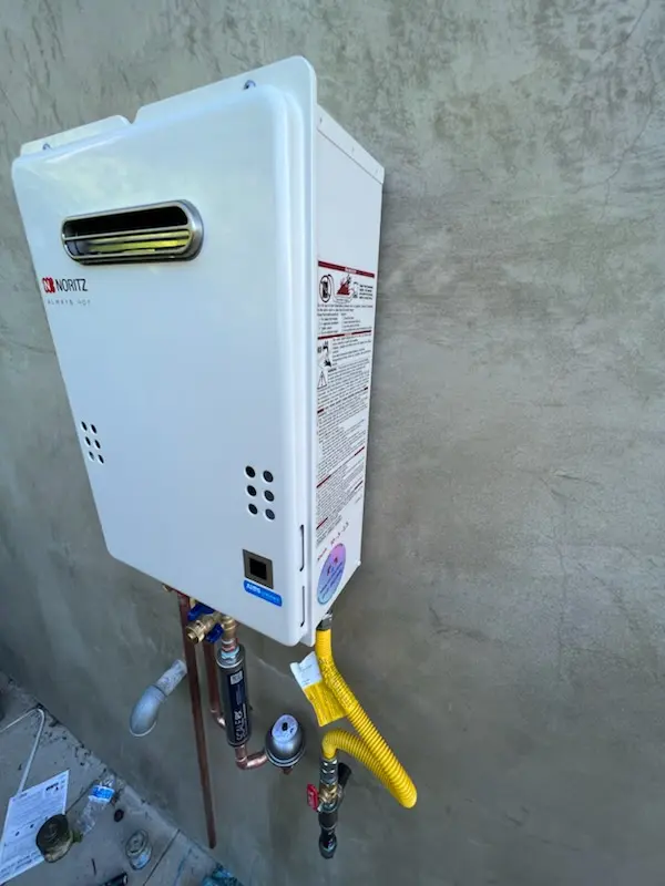 Tankless water heater installation for East Wellington homes